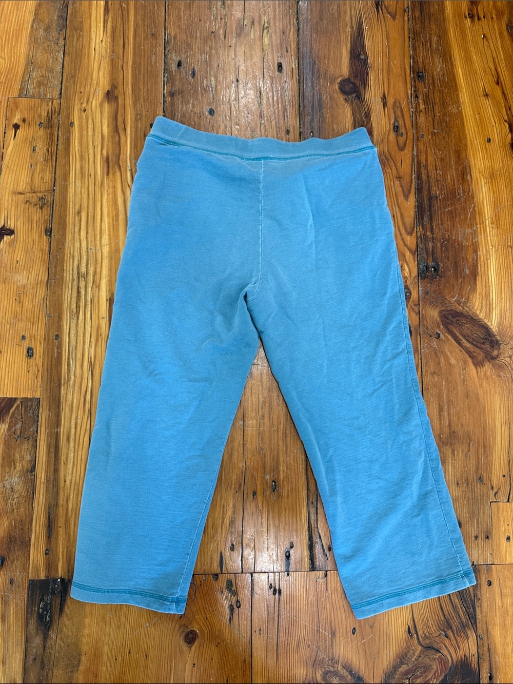 L.L. Bean Blue Capri Sweatpants Size Medium 100% cotton - Picture 8 of 10